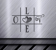 Love Tic Tac Toe SVG Bundle - Valentines Day Design SVG