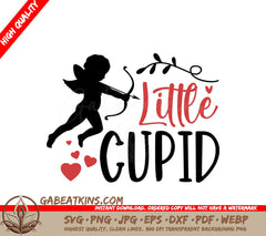 Cute Little Cupid SVG for Valentines Day - Love Arrow Design SVG