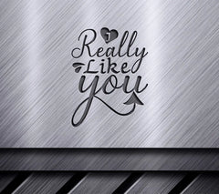 I Really Like You Heart SVG Cut File SVG