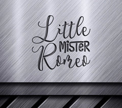 Little Mister Romeo SVG - Text Design SVG