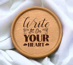 Write It On Your Heart SVG Design SVG