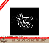 Magic Time SVG - Hand Lettering Illustration SVG