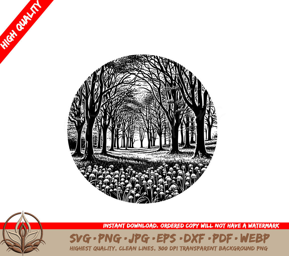 Magical Forest Trail SVG