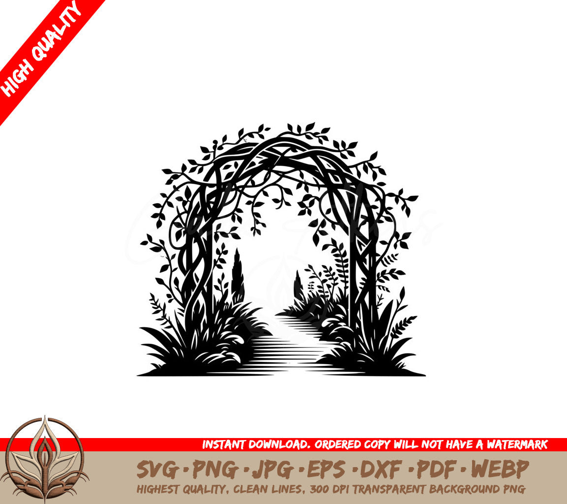 Magical Garden Archway SVG