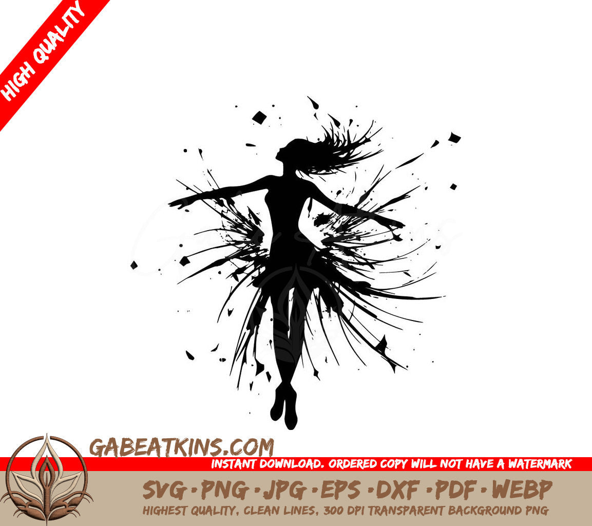 A Woman With Her Arms Outstretched SVG - Magical Woman SVG