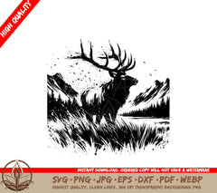 Majestic Stag Majesty SVG - Digital Product in Multiple Formats