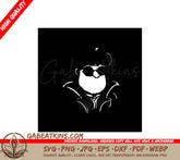 Man with Sunglasses & Hat - SVG Illustration SVG