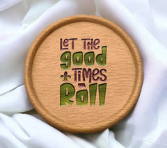 Mardi Gras Let The Good Times Roll SVG - Green & Purple Sign SVG