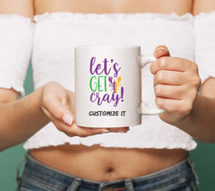 Mardi Gras Lets Get Cray Lobster SVG Design SVG