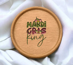 Mardi Gras King SVG - Green & Purple Jester Hat Design SVG