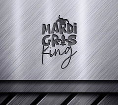 Mardi Gras King SVG - Green & Purple Jester Hat Design SVG