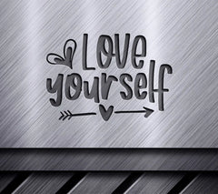 Love Yourself SVG Bundle Arrow Heart Design SVG