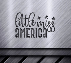 Little Miss America SVG Bundle 4th of July & Patriotic Designs SVG