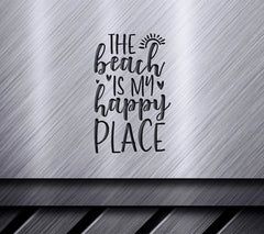Beach Is My Happy Place SVG Bundle - Summer Vibes & Quotes SVG