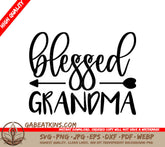 Blessed Grandma SVG Bundle 3 Designs for Cricut, Silhouette & More SVG