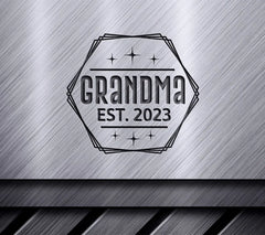 Grandma Est. 2023 Design SVG - Digital Download SVG