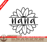 Nana Flower SVG - Grandma SVG Bundle SVG