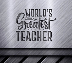 Worlds Greatest Teacher SVG Bundle - Pencil, Stars & More! SVG