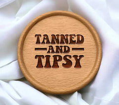## Tanned & Tipsy Design SVG - Summer Bundle SVG