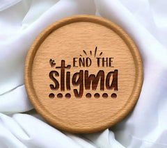 End The Stigma Design SVG - Mental Health Awareness SVG