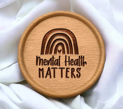 Rainbow Mental Health Matters SVG Design SVG
