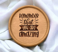 Remember You Are Amazing SVG Poster - Mental Health Design SVG