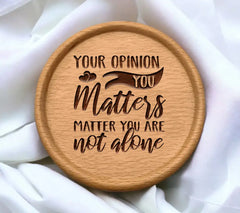 Mental Health Awareness SVG You Matter, Your Opinion Matters SVG