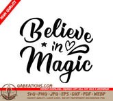 Believe in Magic Mermaid SVG - Design SVG