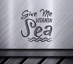 Give Me Vitamin Sea Mermaid Design SVG - SVG
