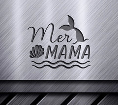 Mermaid Tail Design SVG - Mer Mama Design SVG