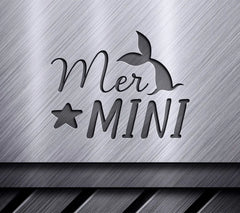 Mermaid Tail Design SVG - Mer Mini SVG