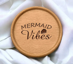 Mermaid Vibes SVG with Seashell SVG