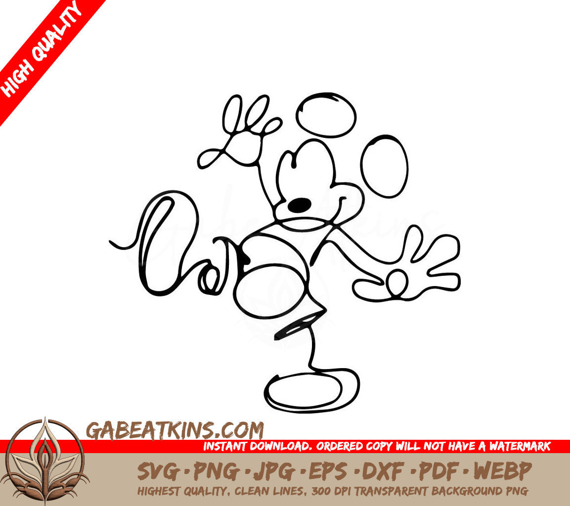 Mickey Mouse SVG - Mickey SVG SVG