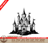 Castle Hill SVG - Mighty Miniature Truck Vector Graphic SVG