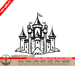 Mini Truck Castle SVG  Vector Graphic SVG