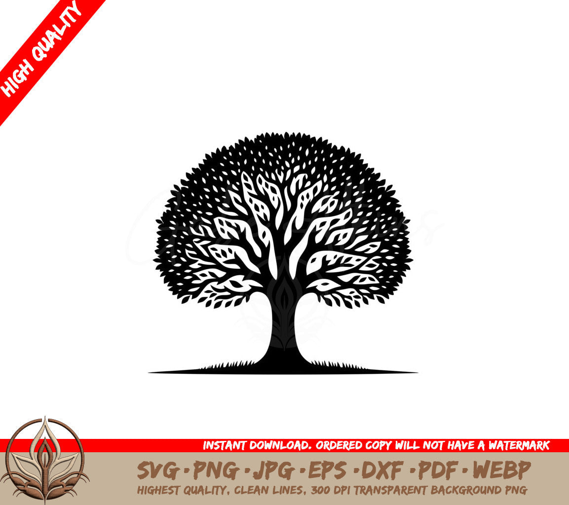 Mighty Tree Digital Product in SVG Format