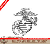 USMC Eagle Globe Anchor -  SVG SVG