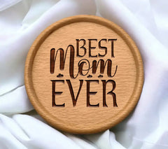 Best Mom Ever SVG - Heart Design SVG