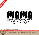 Mama Heart & Arrow SVG Design - Design SVG