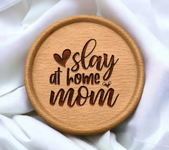 Stay at Home Mom Heart SVG - Sign Design SVG