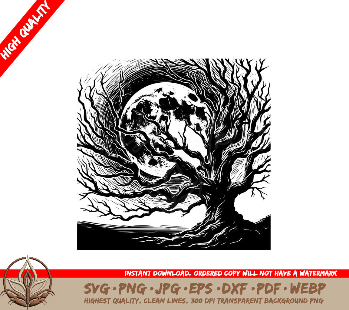 Moonshadow Gnarl Single Product SVG - Digital file - 8 formats