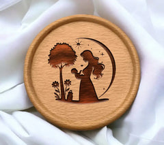 Mother & Baby SVG - Mothers Day Vector Art SVG