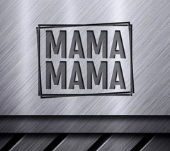 Mama SVG Cut File - Black Text on White Background - Mothers Day Design SVG