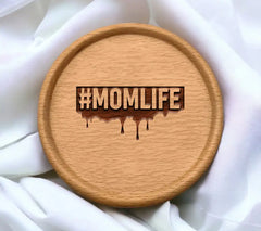Mom Life Dripping Paint SVG - Mothers Day Design SVG