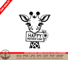 Mother's Day Giraffe SVGFileType