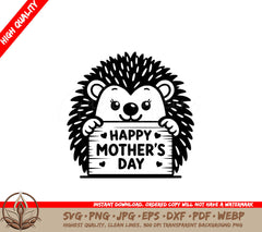 Mother's Day Hedgehog SVG Collection