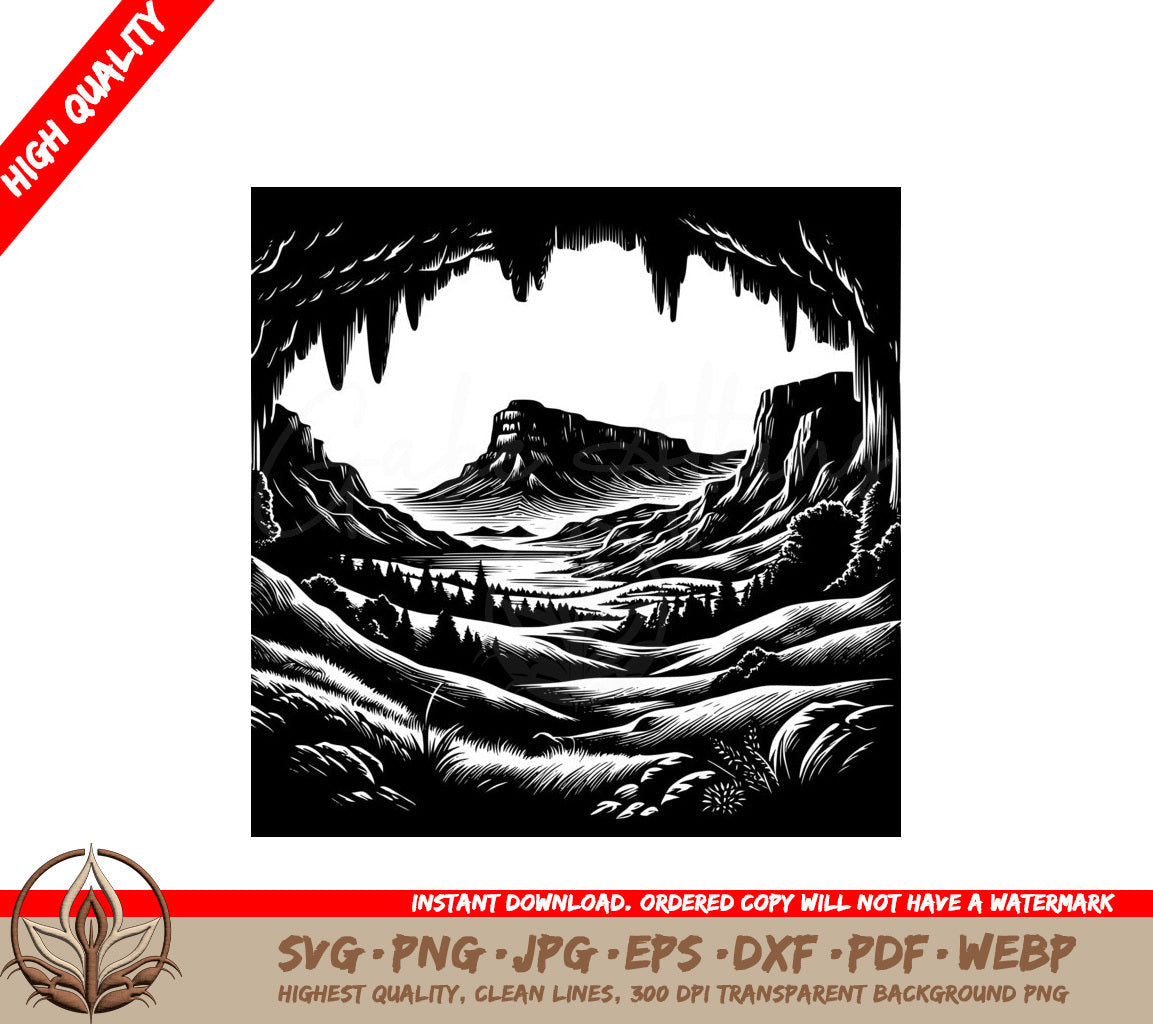 Mountain Dream SVG Digital Product File