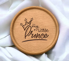 My Little Prince SVG - Handwritten Calligraphy with Crown SVG