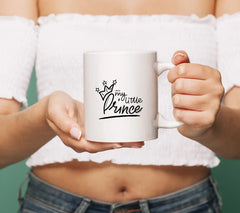 My Little Prince SVG - Handwritten Calligraphy with Crown SVG