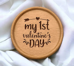 My First Valentines Day SVG Design - Cut File SVG